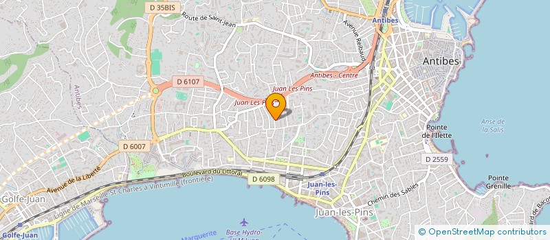 localisation de l'entreprise MADAME LAURIE STEVENS à ANTIBES