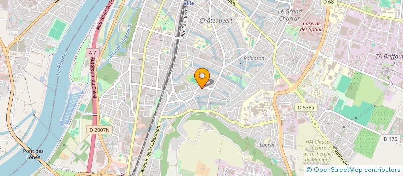 localisation de l'entreprise MADAME LAURIE TEGHUNIAN  VALENCE