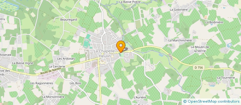 localisation de l'entreprise MADAME LAURIE TEMPLIER  LA CHAPELLE-HEULIN