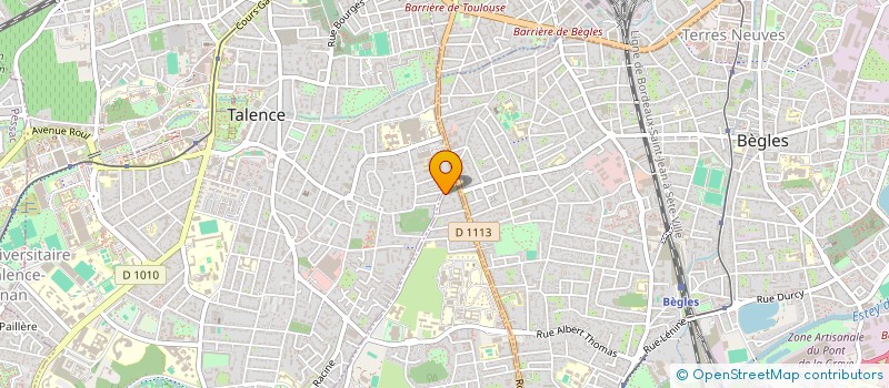 localisation de l'entreprise MADAME LAURIE THIEBAUT  VILLENAVE-D'ORNON