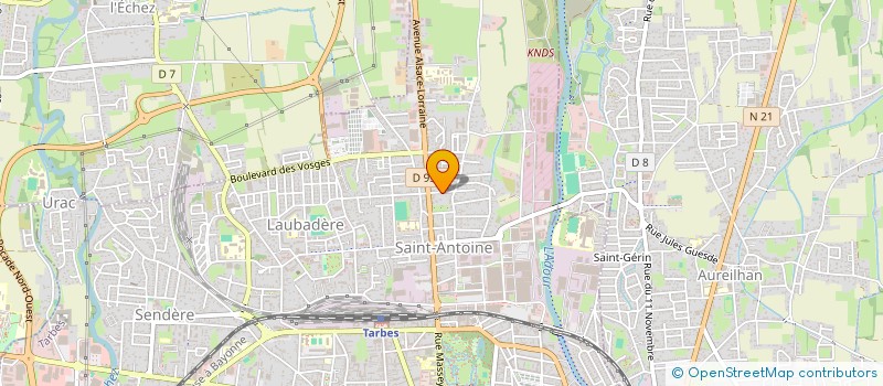 localisation de l'entreprise MADAME LAURIE TIENNOT  TARBES