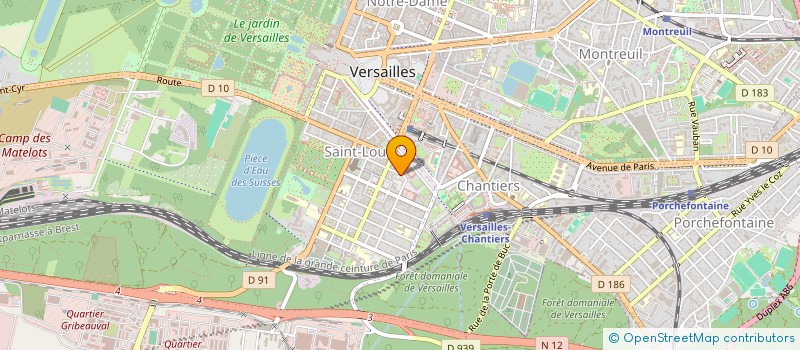 localisation de l'entreprise MADAME LAURIE TIROLLE à VERSAILLES