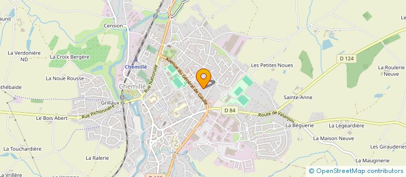 localisation de l'entreprise MADAME LAURIE TRAVERS  CHEMILLE-EN-ANJOU