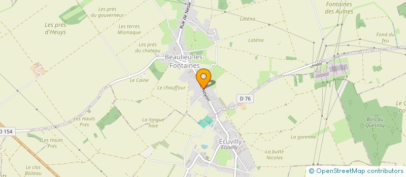 localisation de l'entreprise MADAME LAURIE TROUILLET  THIESCOURT