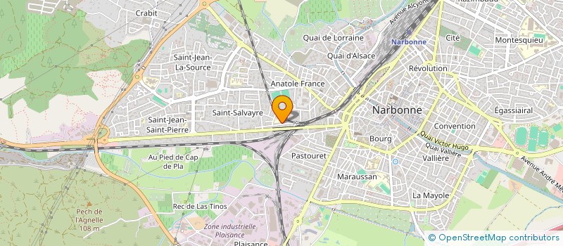 localisation de l'entreprise MADAME LAURIE TUILLIERE  NARBONNE