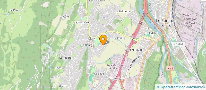 localisation de l'entreprise MADAME LAURIE VAN EEGHEM  CLAIX