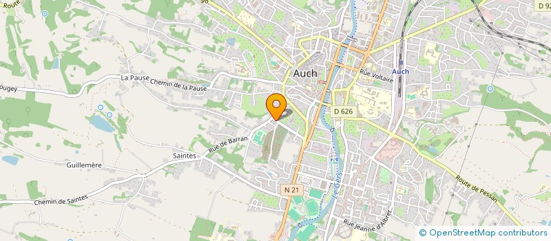localisation de l'entreprise MADAME LAURIE VASSELIN à AUCH