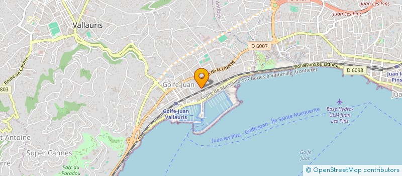 localisation de l'entreprise MADAME LAURIE VERMEERSCH  VALLAURIS