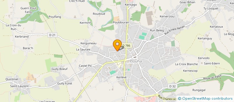 localisation de l'entreprise MADAME LAURIE VICIENT à PLOUHA