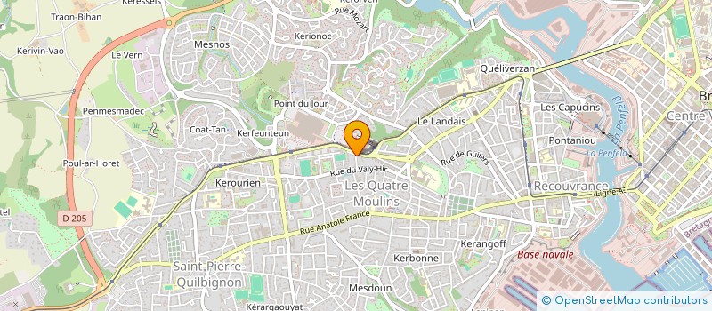 localisation de l'entreprise MADAME LAURIE VIGOUROUX à BREST
