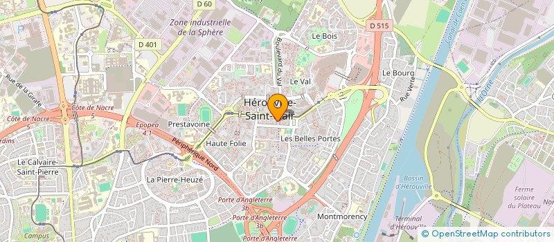 localisation de l'entreprise MADAME LAURIE VILQUIN  HEROUVILLE-SAINT-CLAIR