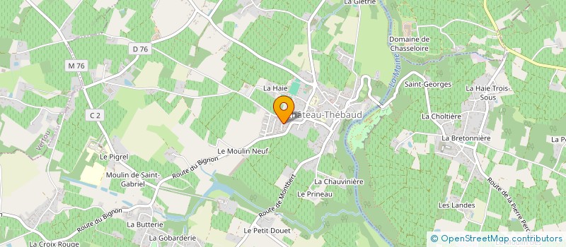 localisation de l'entreprise MADAME LAURIE VINET  LA CHEVROLIERE