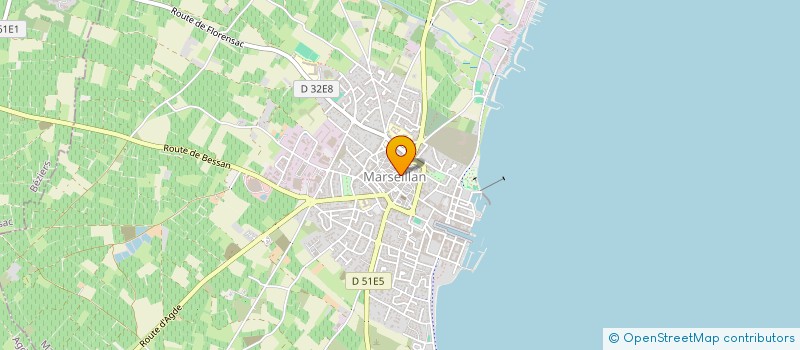 localisation de l'entreprise MADAME LAURIE VIROLLE à MARSEILLAN