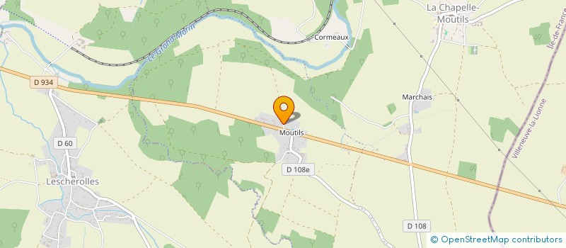 localisation de l'entreprise MADAME LAURIE VITTE  LA CHAPELLE-MOUTILS