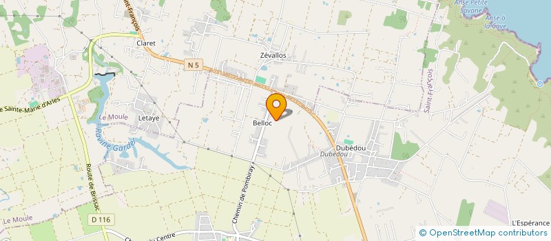 localisation de l'entreprise MADAME LAURIE ZANZOURI  SAINT-FRANCOIS