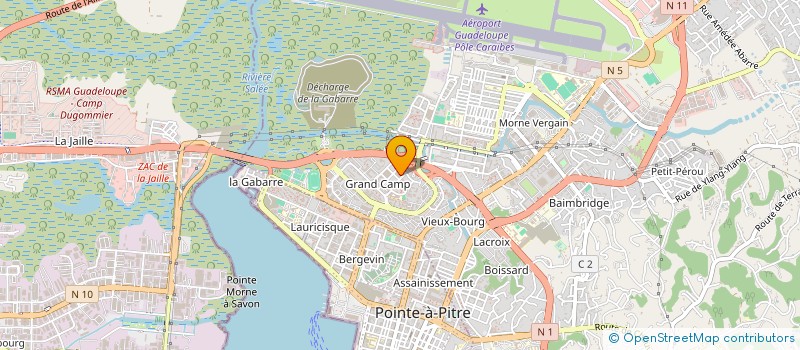 localisation de l'entreprise MADAME LAURINA ZIG à LES ABYMES