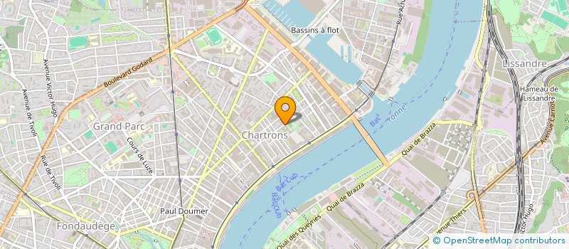 localisation de l'entreprise MADAME LAURINCIA LEVILLAIN  BORDEAUX