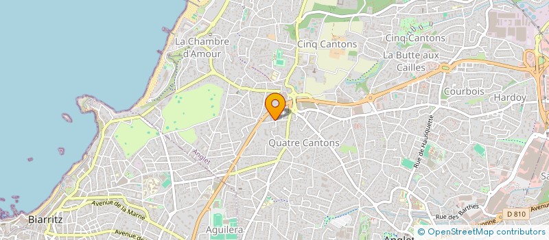 localisation de l'entreprise MADAME LAURINDA AUGER à ANGLET