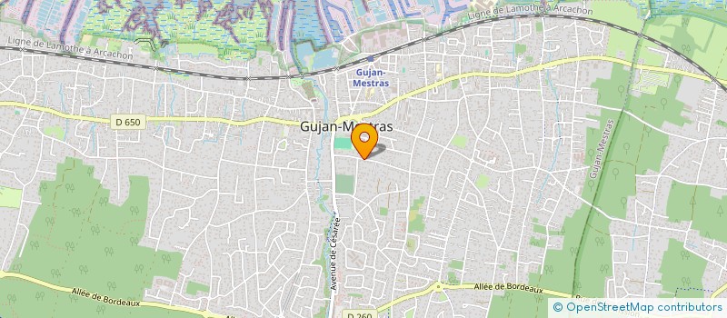 localisation de l'entreprise MADAME LAURINDA FERREIRA MOREIRA à GUJAN-MESTRAS