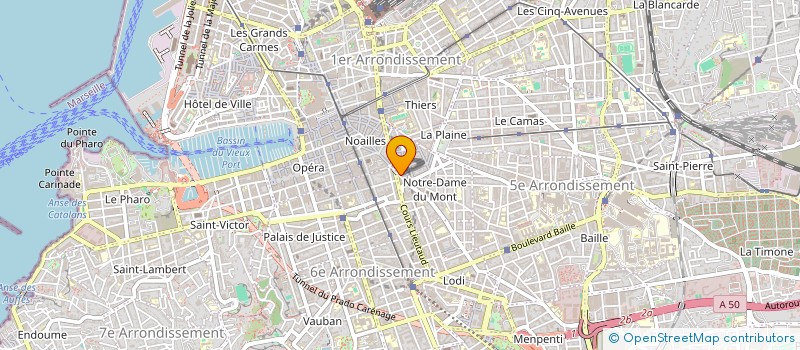 localisation de l'entreprise MADAME LAURINDA GOMES à MARSEILLE
