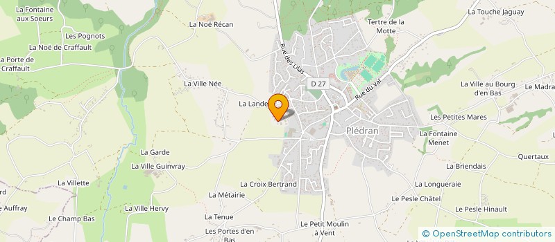 localisation de l'entreprise MADAME LAURINDA LOPES  PLEDRAN