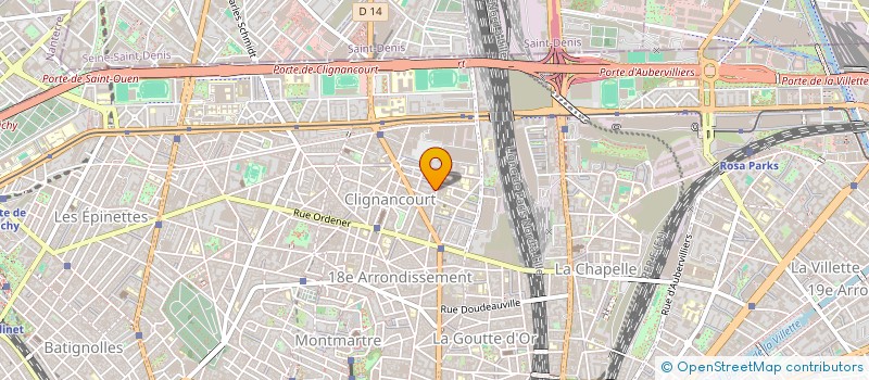 localisation de l'entreprise MADAME LAURINDA PINHEIRO  PARIS