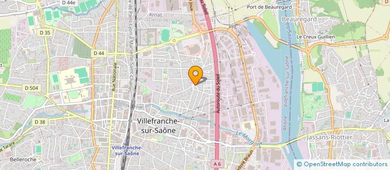 localisation de l'entreprise MADAME LAURINE ABOULY à VILLEFRANCHE-SUR-SAONE