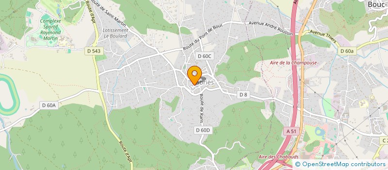 localisation de l'entreprise MADAME LAURINE ARSENE  CABRIES