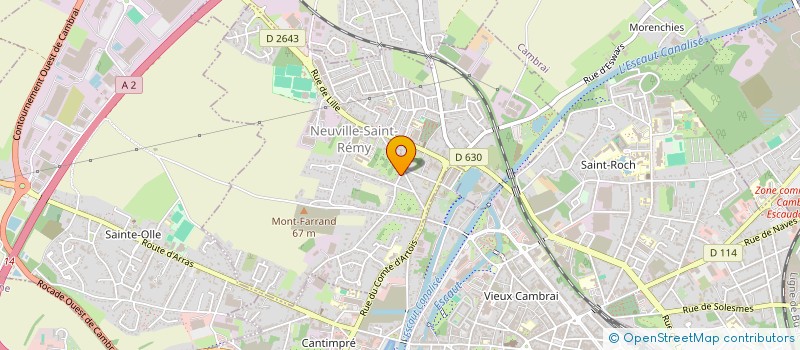 localisation de l'entreprise MADAME LAURINE BACHELET  ESCAUDUVRES