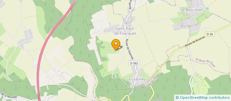 localisation de l'entreprise MADAME LAURINE BADAGER  SAINT-PAUL-DE-FOURQUES