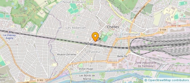 localisation de l'entreprise MADAME LAURINE BARA  CHELLES