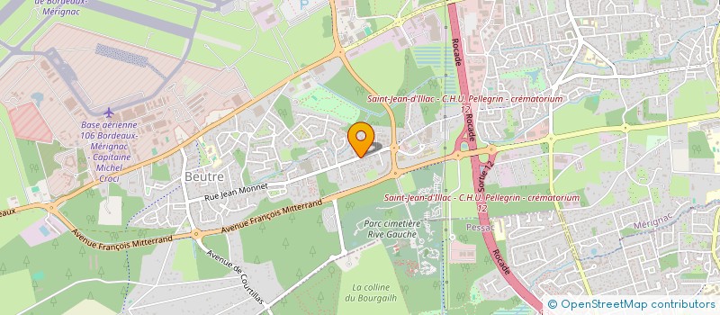 localisation de l'entreprise MADAME LAURINE BARTHELAY  MERIGNAC