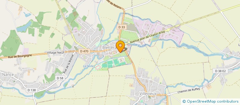 localisation de l'entreprise MADAME LAURINE BATARD  BLETTERANS