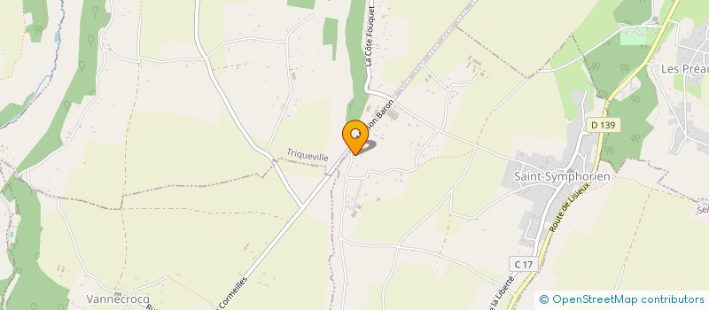 localisation de l'entreprise MADAME LAURINE BELLEC  SAINT-SYMPHORIEN