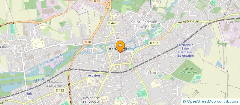 localisation de l'entreprise MADAME LAURINE BERTHELOT à ARPAJON