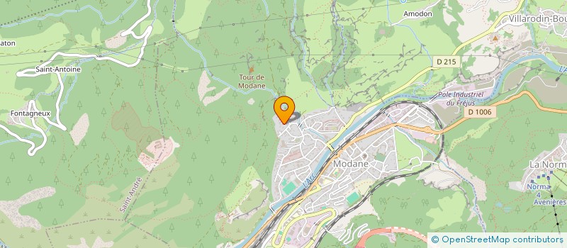 localisation de l'entreprise MADAME LAURINE BURDIN  MODANE