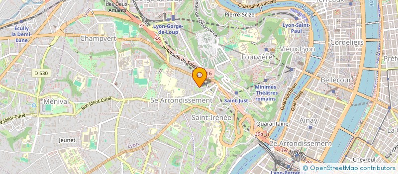 localisation de l'entreprise MADAME LAURINE CAMILLE MARI THIZY  LYON