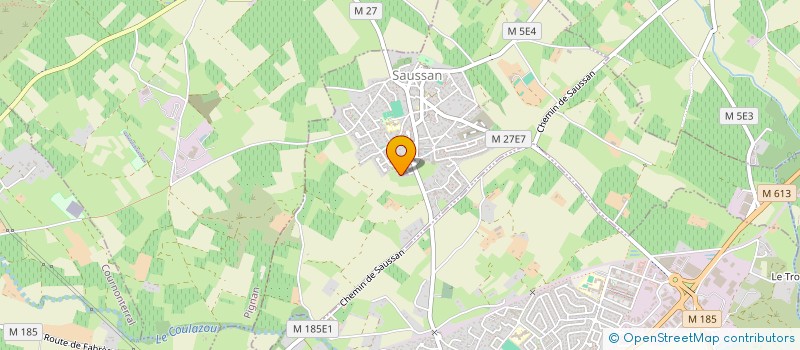 localisation de l'entreprise MADAME LAURINE CAUCAT  LUNEL