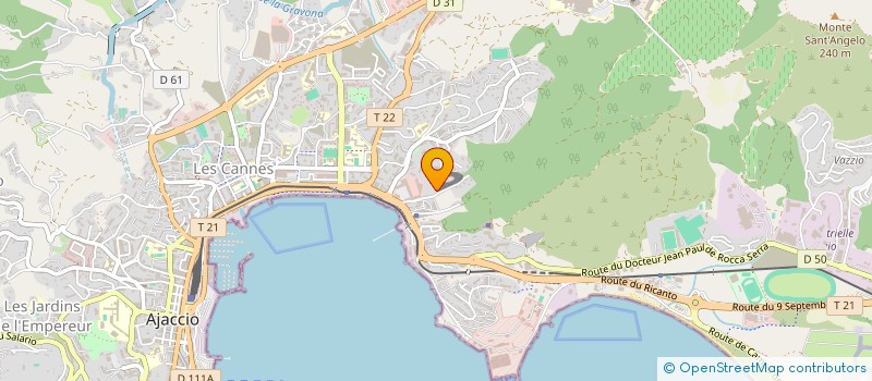 localisation de l'entreprise MADAME LAURINE CESARI  AJACCIO