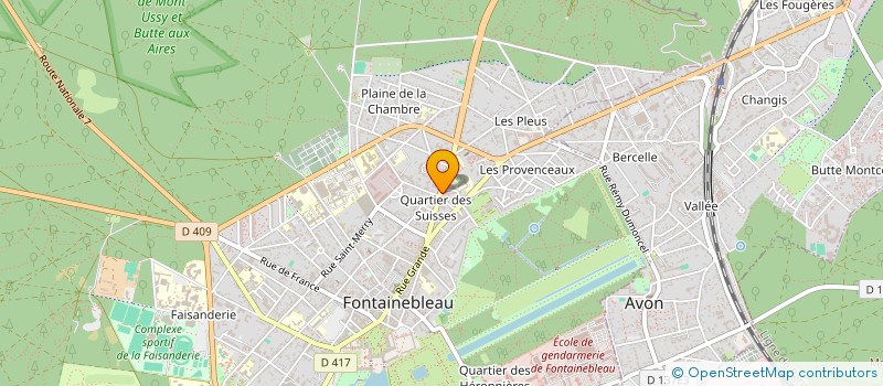 localisation de l'entreprise MADAME LAURINE CHARPENTIER-KOSCIUSZKO à FONTAINEBLEAU