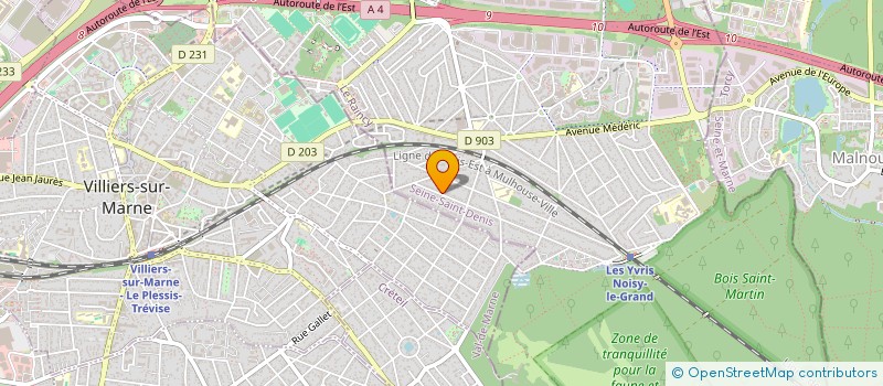 localisation de l'entreprise MADAME LAURINE CHEVALIER  NOISY-LE-GRAND