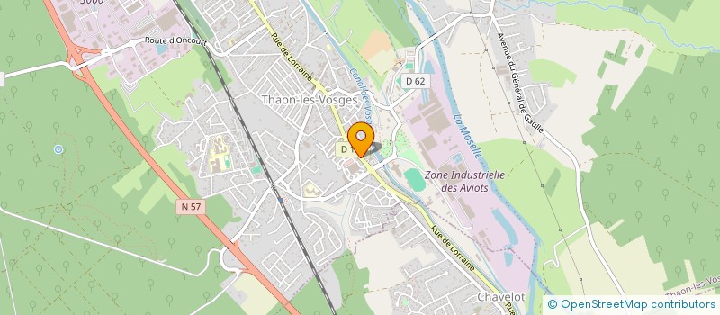 localisation de l'entreprise MADAME LAURINE CHEVALME  THAON-LES-VOSGES