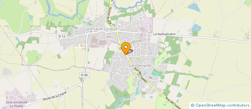 localisation de l'entreprise MADAME LAURINE CHEVASSU à L'AIGUILLON-SUR-VIE
