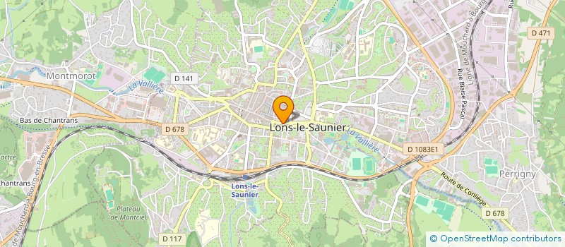 localisation de l'entreprise MADAME LAURINE COL à LONS-LE-SAUNIER