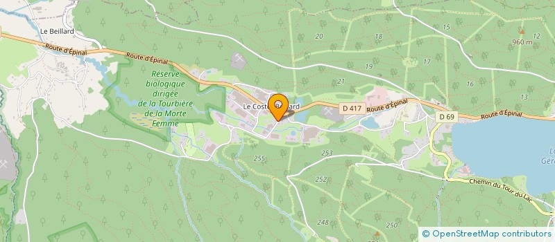 localisation de l'entreprise MADAME LAURINE COLBERT  GERARDMER