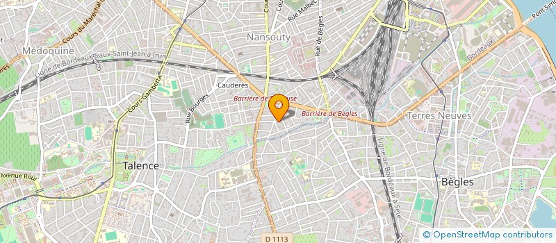 localisation de l'entreprise MADAME LAURINE COLIN  BORDEAUX