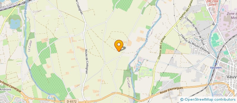 localisation de l'entreprise MADAME LAURINE CORDIER  LE CAILAR