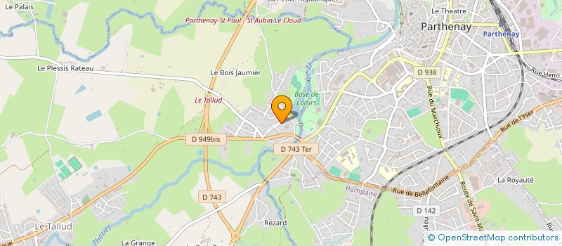 localisation de l'entreprise MADAME LAURINE COUTENTIN  LE TALLUD