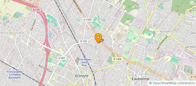 localisation de l'entreprise MADAME LAURINE CROUZIER à EAUBONNE