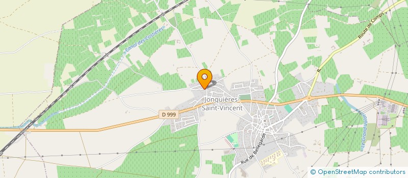 localisation de l'entreprise MADAME LAURINE DANY  JONQUIERES-SAINT-VINCENT